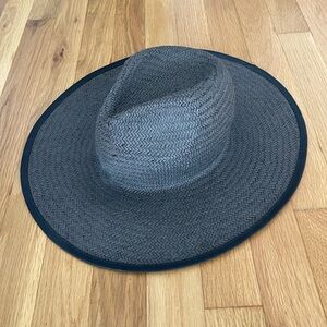 Madewell wide brim straw sunhat